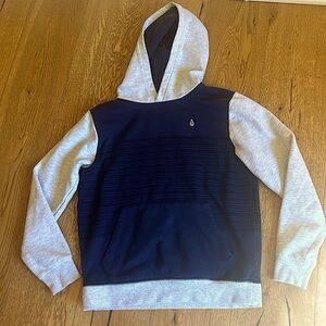 Volcom pull over sweatshirt navy/gray size 14